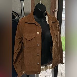 #114 NWT Warp + Weft Corduroy Jacket